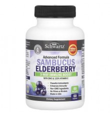 BioSchwartz, Sambucus Elderberry with Zinc & Vitamin C, 60 Capsules