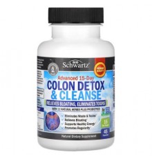 BioSchwartz, Advanced 15-Day Colon Detox & Cleanse, 45 Capsules