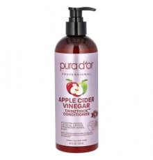 Pura D'or, Apple Cider Vinegar Thin2Thick Conditioner, 16 fl oz (473 ml)