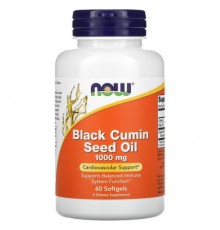 NOW Foods, Black Cumin Seed Oil, 1,000 mg, 60 Softgels