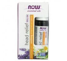 NOW Foods, Essential Oils, Head Relief Roll-On, 1/3 fl oz (10 ml)