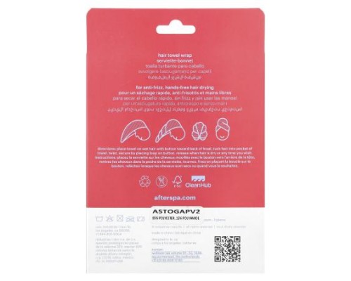 AfterSpa, Hair Towel Wrap, 1 Wrap AfterSpa, Hair Towel Wrap, 1 Wrap