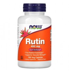 NOW Foods, Rutin, 450 mg, 100 Veg Capsules