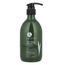 Luseta Beauty, Tea Tree & Argan Oil Shampoo, For Damaged & Oily Hair, 16.9 fl oz (500 ml)