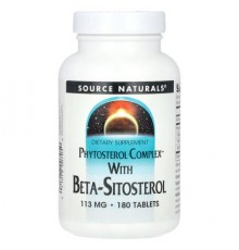 Source Naturals, Phytosterol Complex with Beta-Sitosterol, 180 Tablets (113 mg per Tablet)