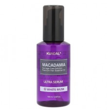Kundal, Macadamia Ultra Hair Serum, White Musk, 3.38 fl oz (100 ml)