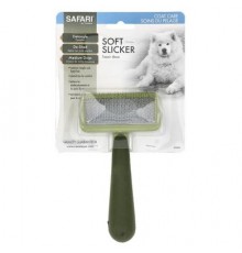 Safari, Soft Slicker Brush for Medium Dogs, 1 Brush