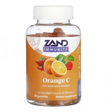 Zand, Immunity, Orange C Gummies, 60 Gummies