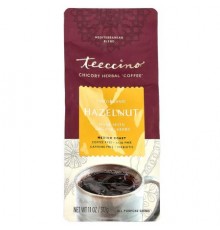 Teeccino, Chicory Herbal Coffee, Hazelnut, Medium Roast, Caffeine Free, 11 oz (312 g)