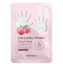 TonyMoly, I'm Lovely Peach, Hand Mask, 1 Pair, 0.56 oz (16 g)