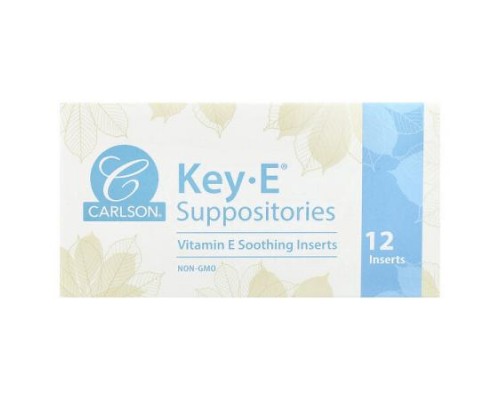 Carlson, Key-E® Suppositories, 12 Inserts