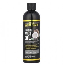 California Gold Nutrition, Sport, Organic MCT Oil, Unflavored, 12 fl oz (355 ml)