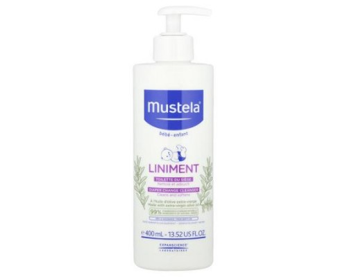 Mustela, Baby, Liniment Diaper Change Cleanser, 13.52 fl oz (400 ml)