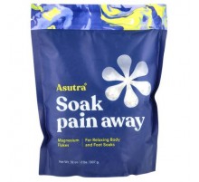 Asutra, Soak Pain Away, Magnesium Flakes, 32 oz (907 g)